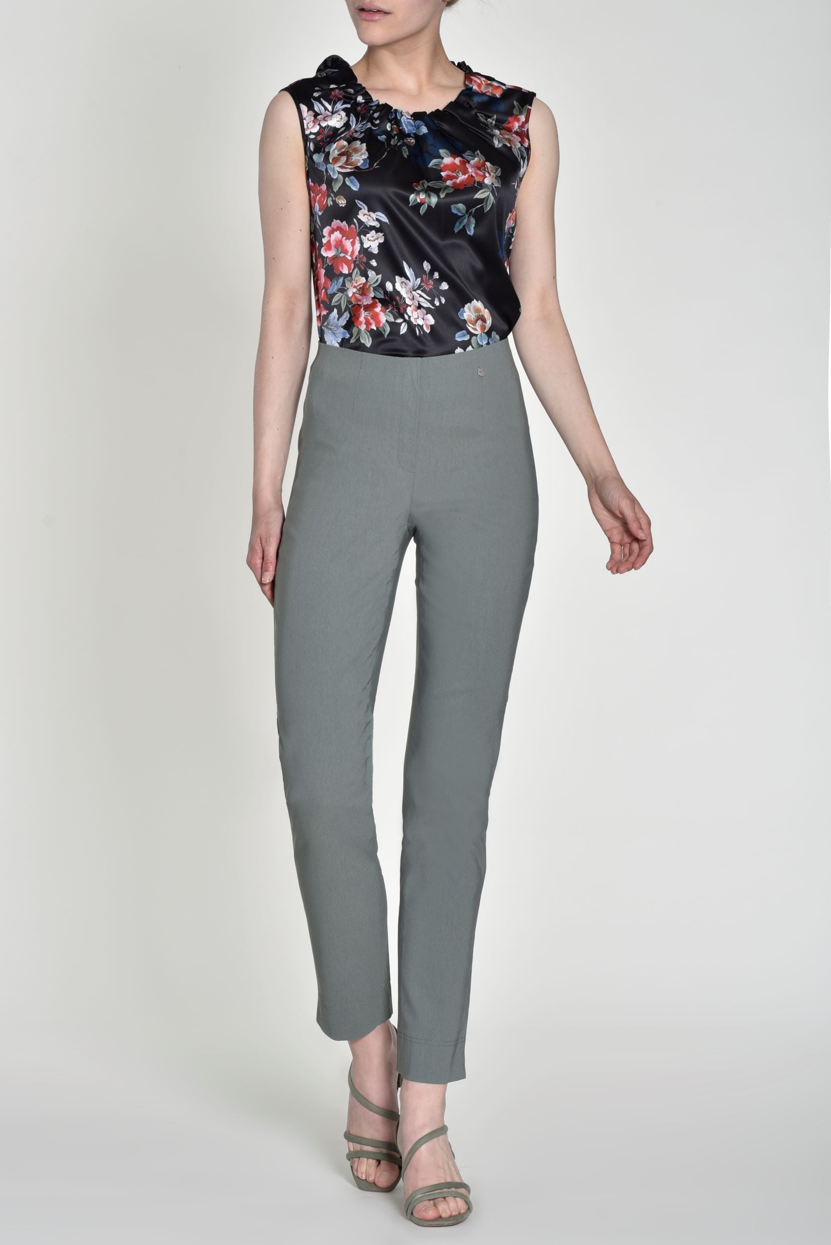 Robell Marie Full Length Pull on Bengaline trousers. All Colours
