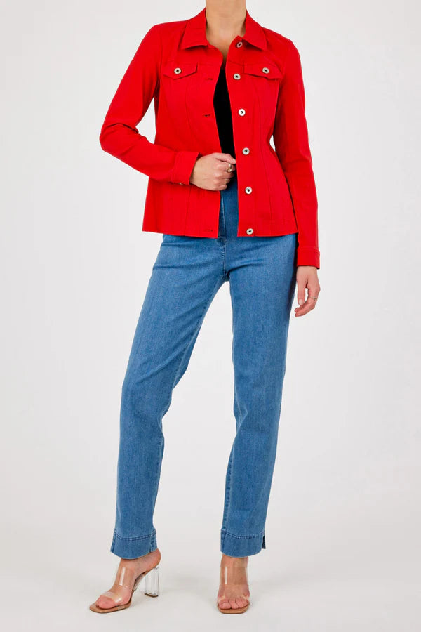 Robell Happy Jacket in True Red 57609 402