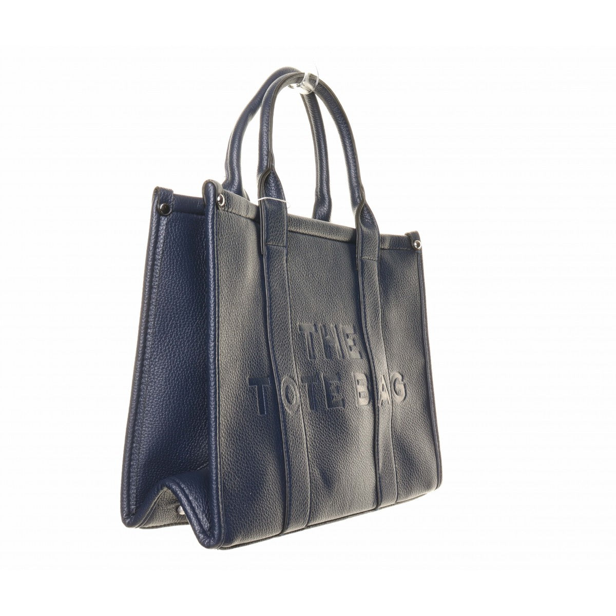 Roisins Accessories Large "The Tote Bag" Faux Leather Taupe or Navy