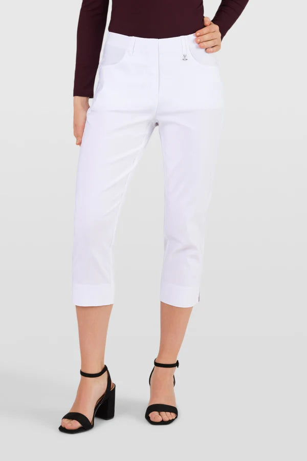 Robell Bella NEW crop stretch trousers with front and back pockets. All Colours