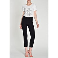 Robell Bella 7/8 trouser with Cuff Hem in Black 51568 90
