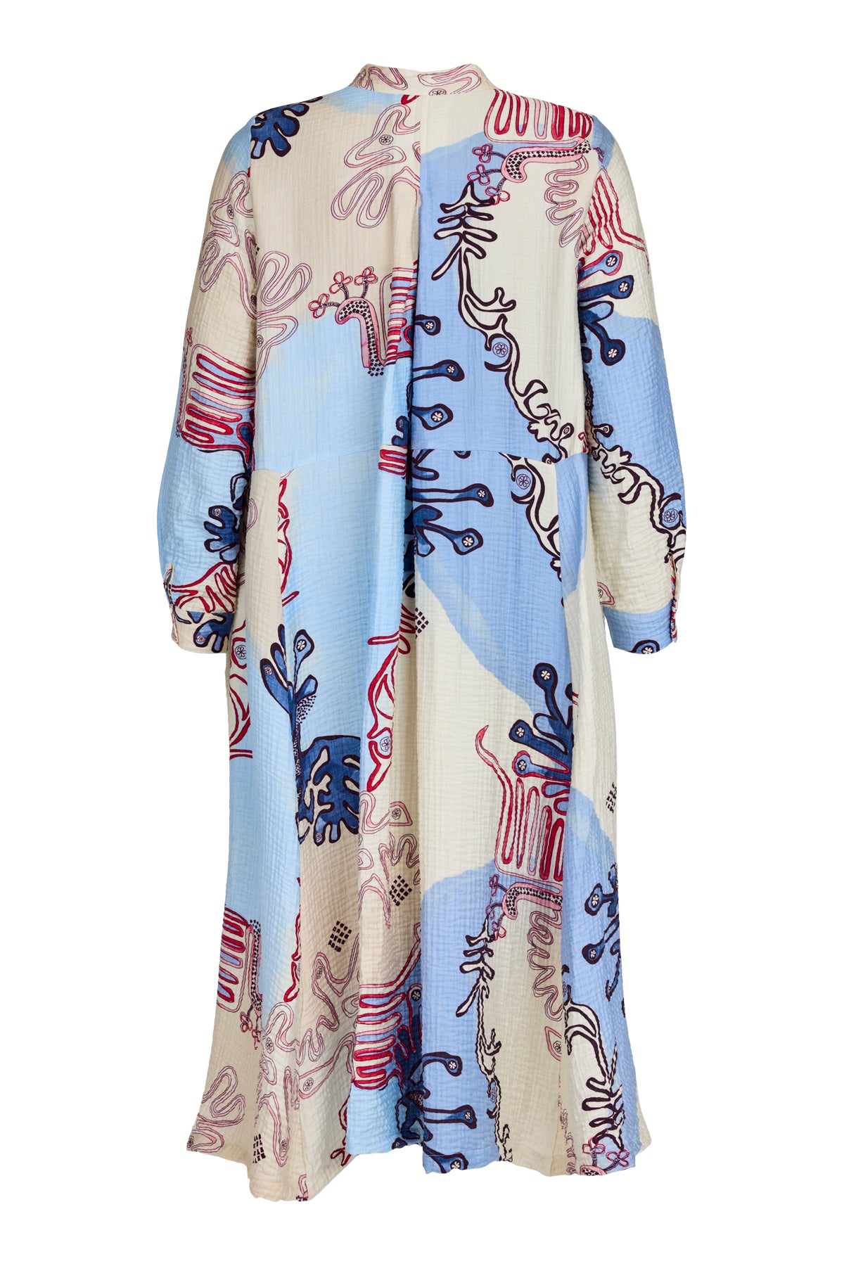 Noen Abstract Print Dress with pockets 81328