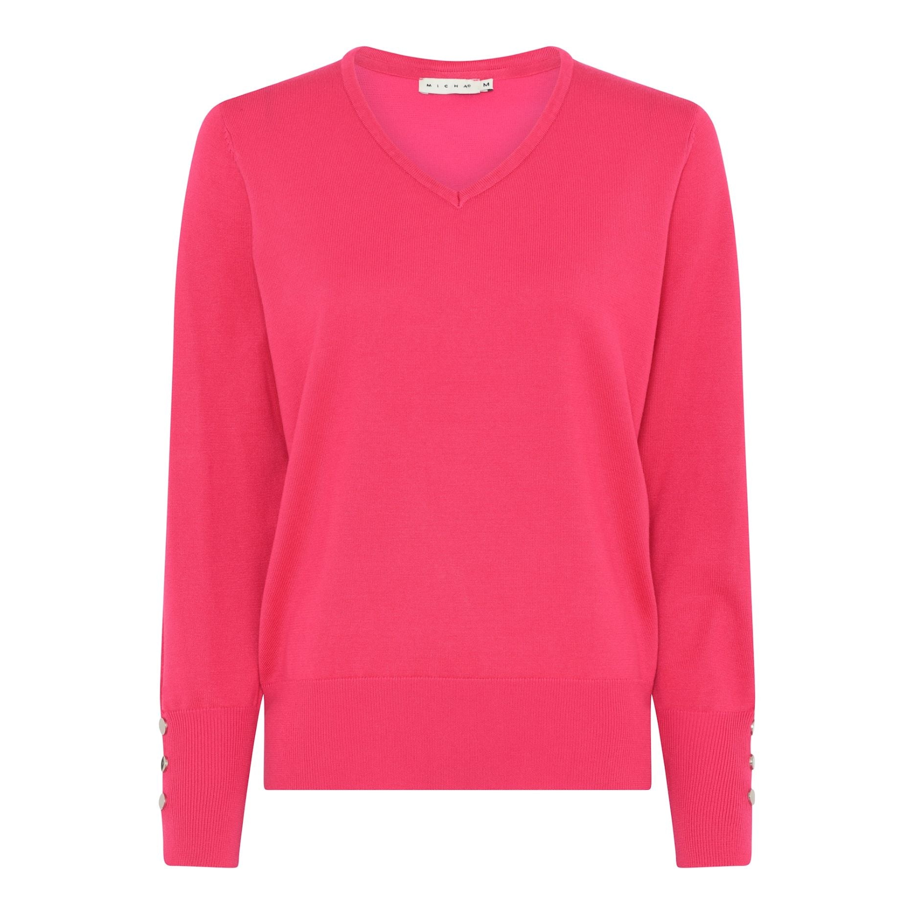 Micha Red V Neck Jumper 169 141