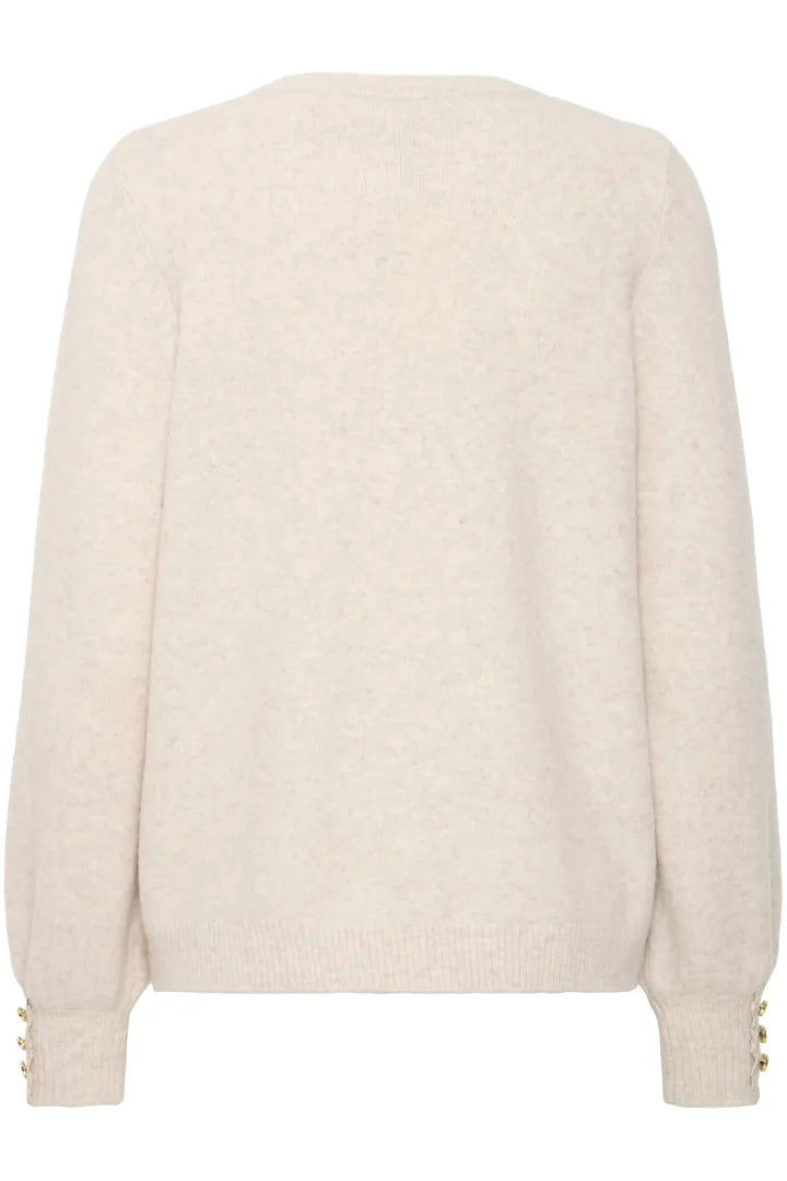 Fransa Ellen Knit Jumper with pretty lace detail 20617083