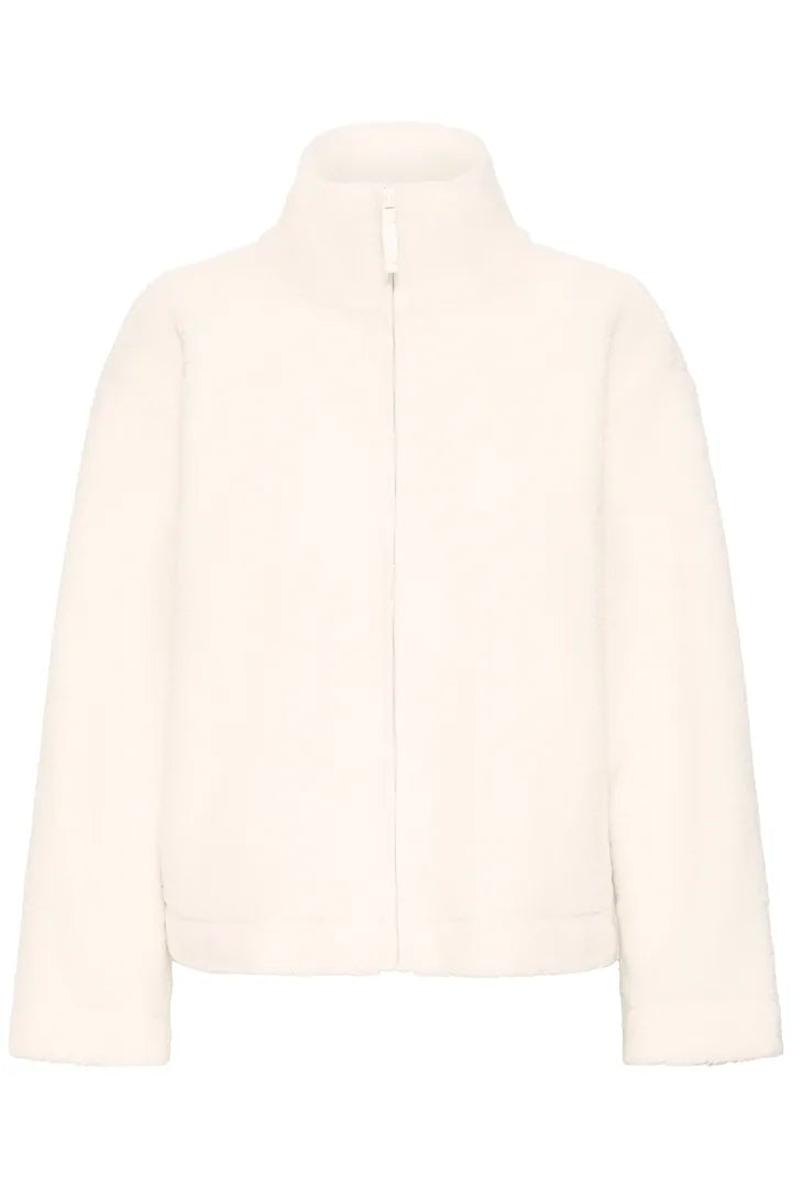 Fransa Suoersoft Teddy Fleece with full zip and pockets 20616166