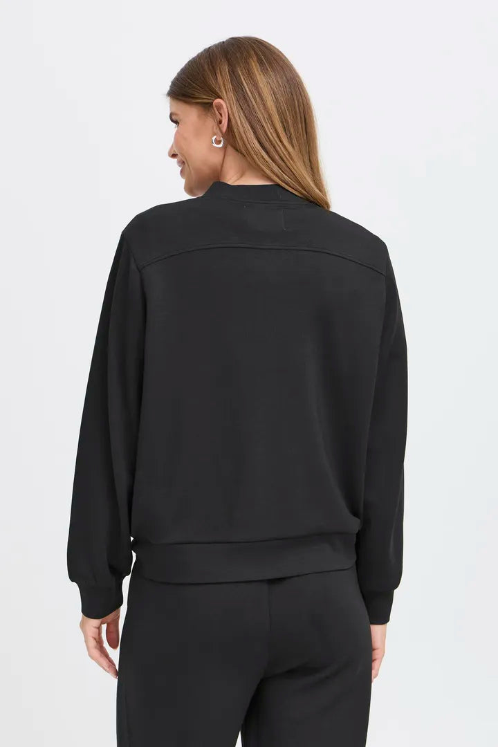 Aurora Supersoft casual Jacket in Black