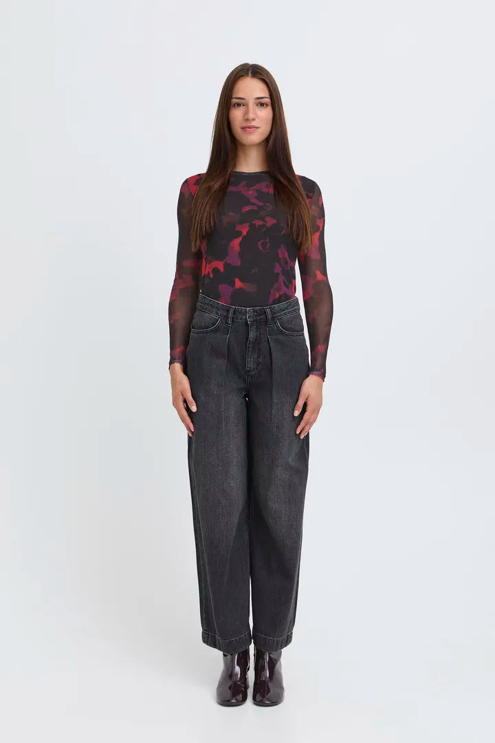 Fransa Paloma Mesh Top