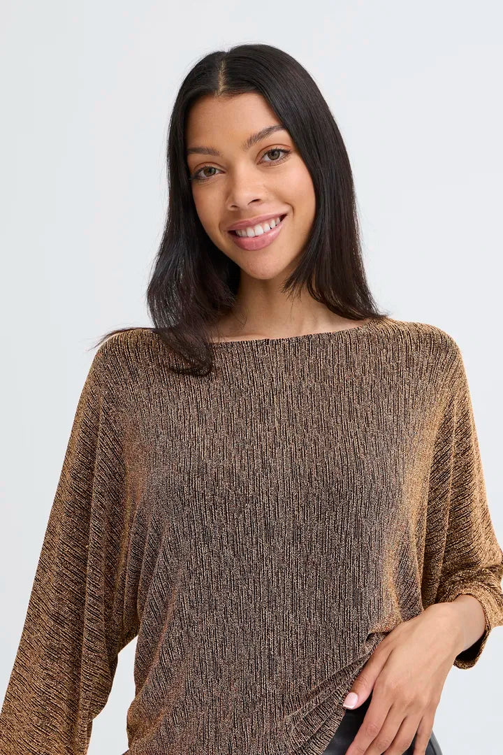 Byoung Shiloh Batwing Shimmer top in Gold or Silver 20818276