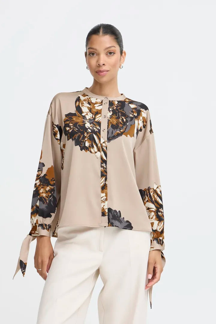 Byoung Jannike Silk feel Shirt with tie detail 20818132