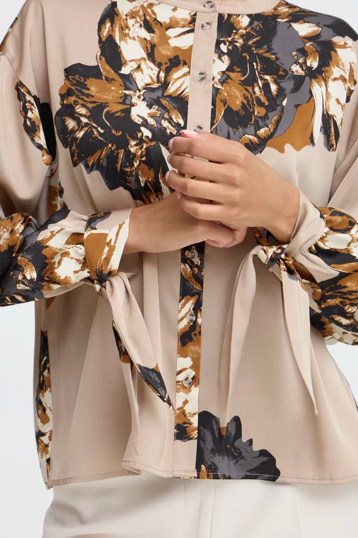 Byoung Jannike Silk feel Shirt with tie detail 20818132