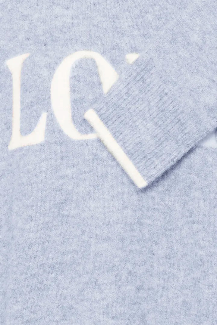 Fransa Baby blue jumper with Love Logo