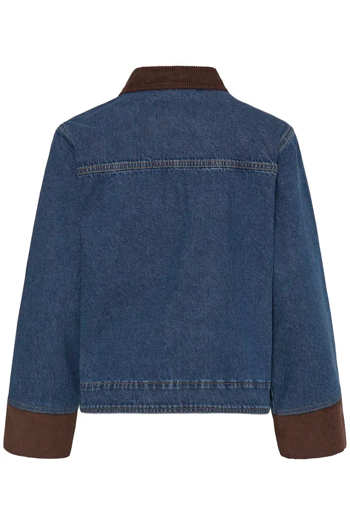 Byoung Denim Jacket with cord trim 20819295