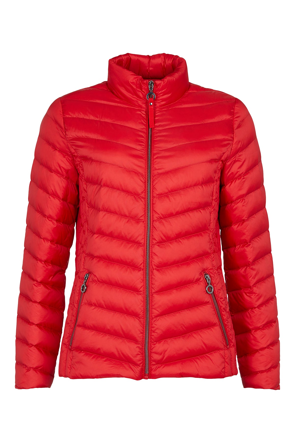 Fransden Down Filled lightweight jacket in Red 103 588