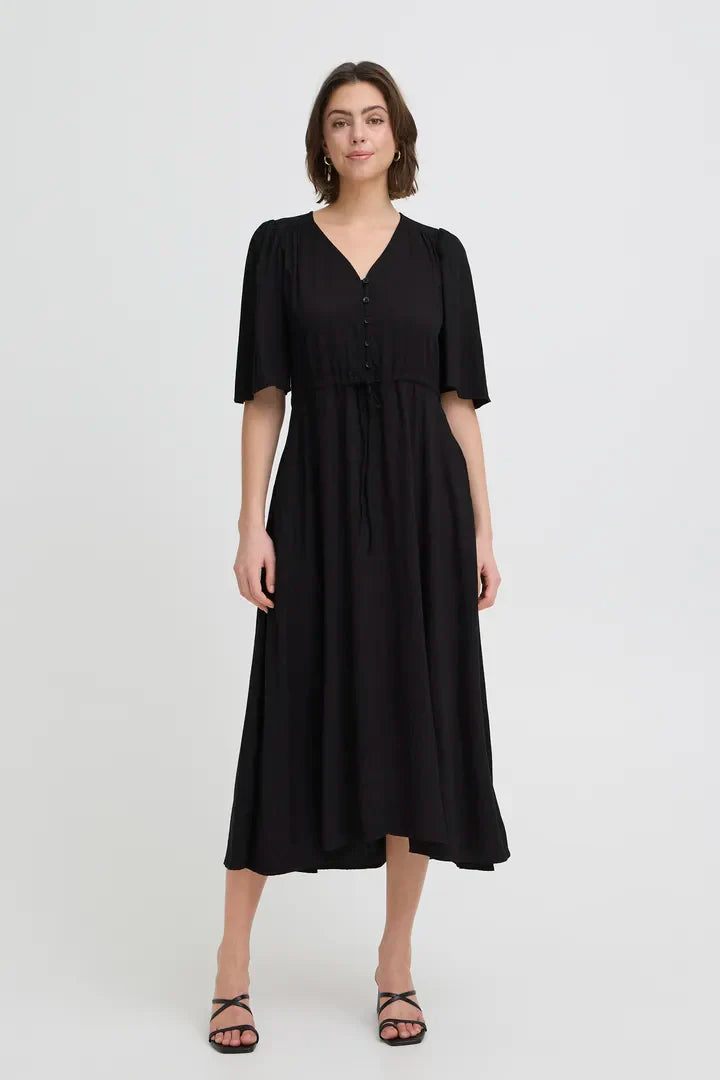 Frans FRLAYA Midi Dress in true black 20617671