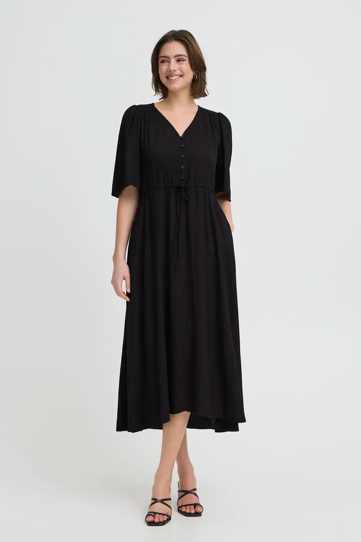 Frans FRLAYA Midi Dress in true black 20617671
