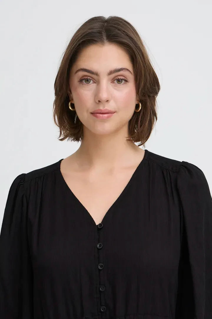 Frans FRLAYA Midi Dress in true black 20617671