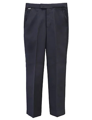 Hunter Teen Boys 1/2 Elasticated Waist school Trousers Navy or Gray 242