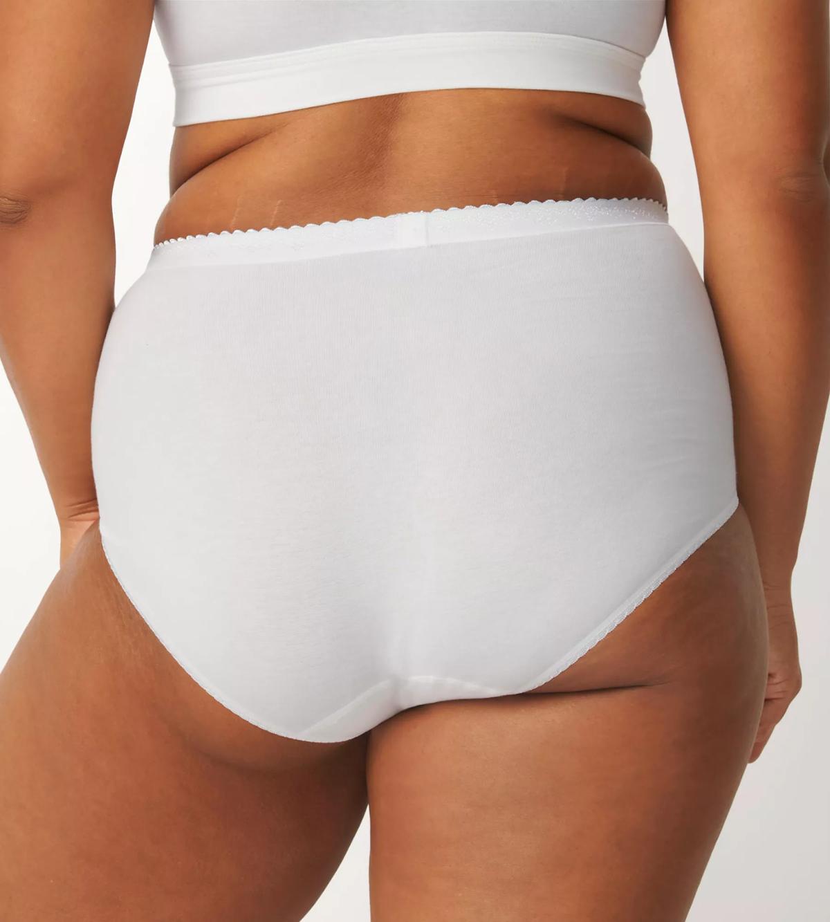 Sloggi Tummy Tuck Control Maxi Briefs 2Pk White or Skin
