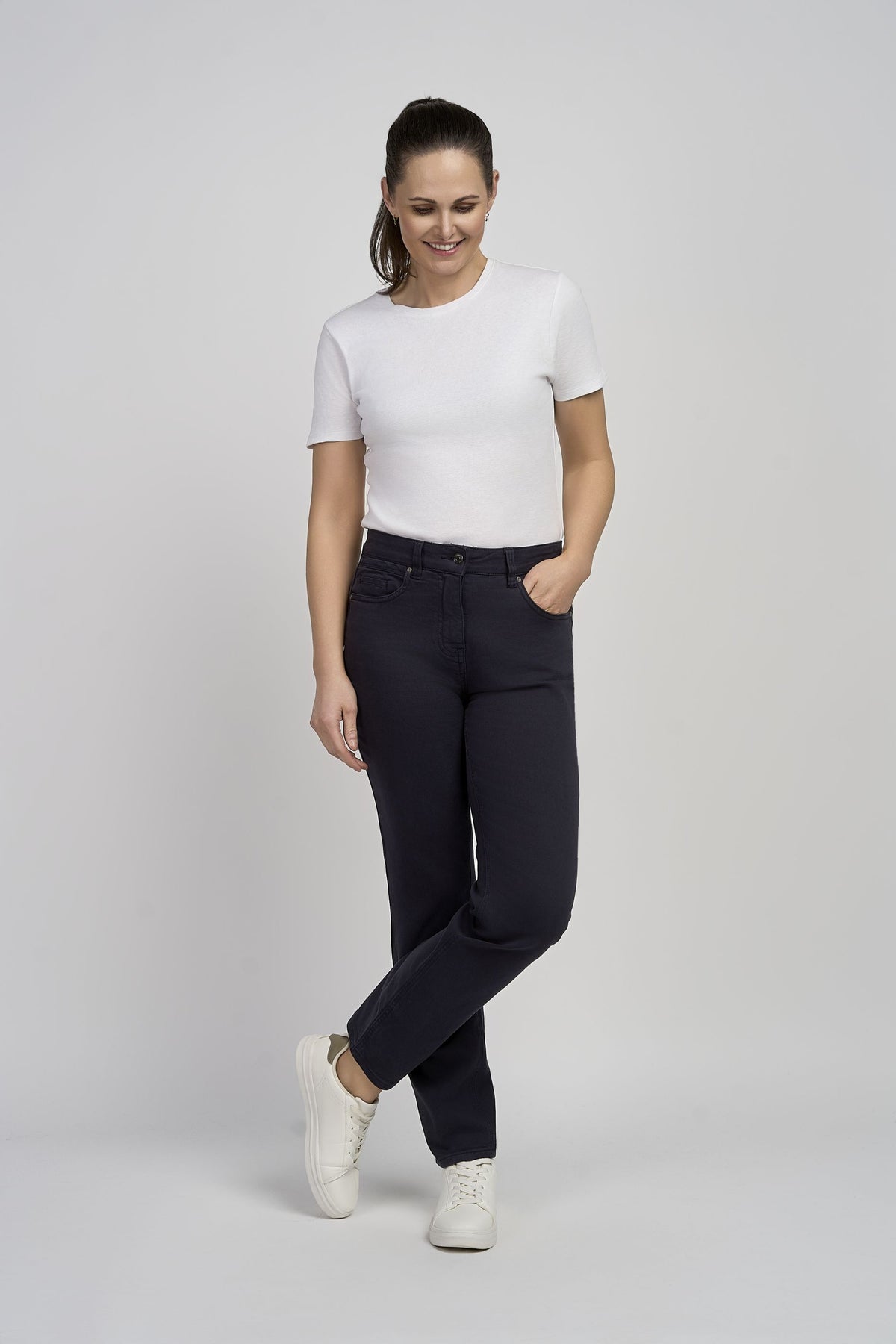 Pinns Super Stretch Straight leg Delux Denim Jean 383T