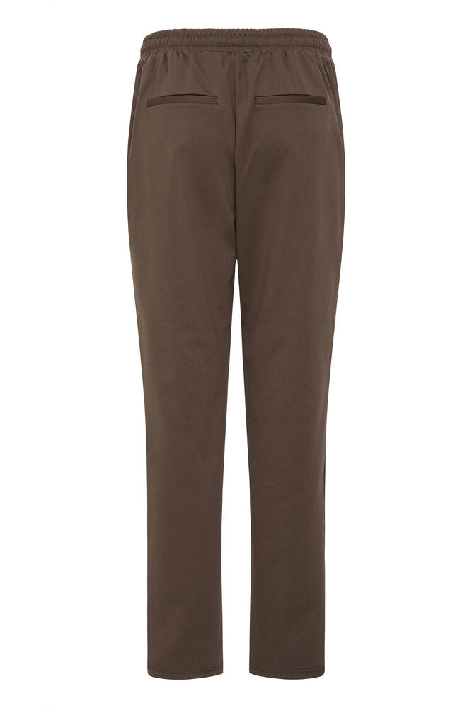 Fransa Soft Jersey Trousers in Deep Brown 20618092Java