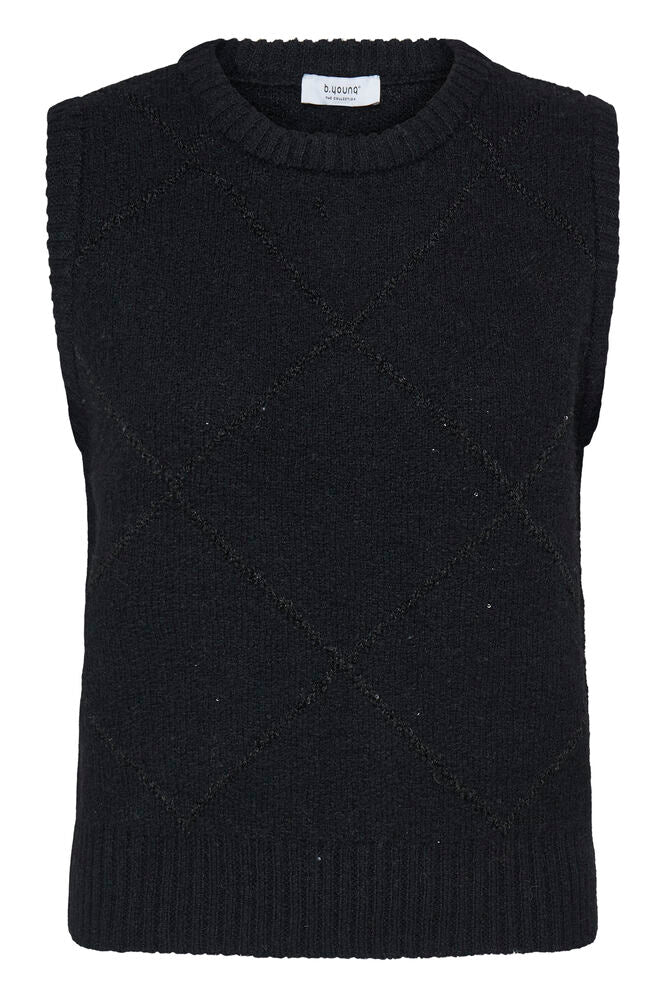 Byoung sleeveless knit with subtle sparkle 20819746