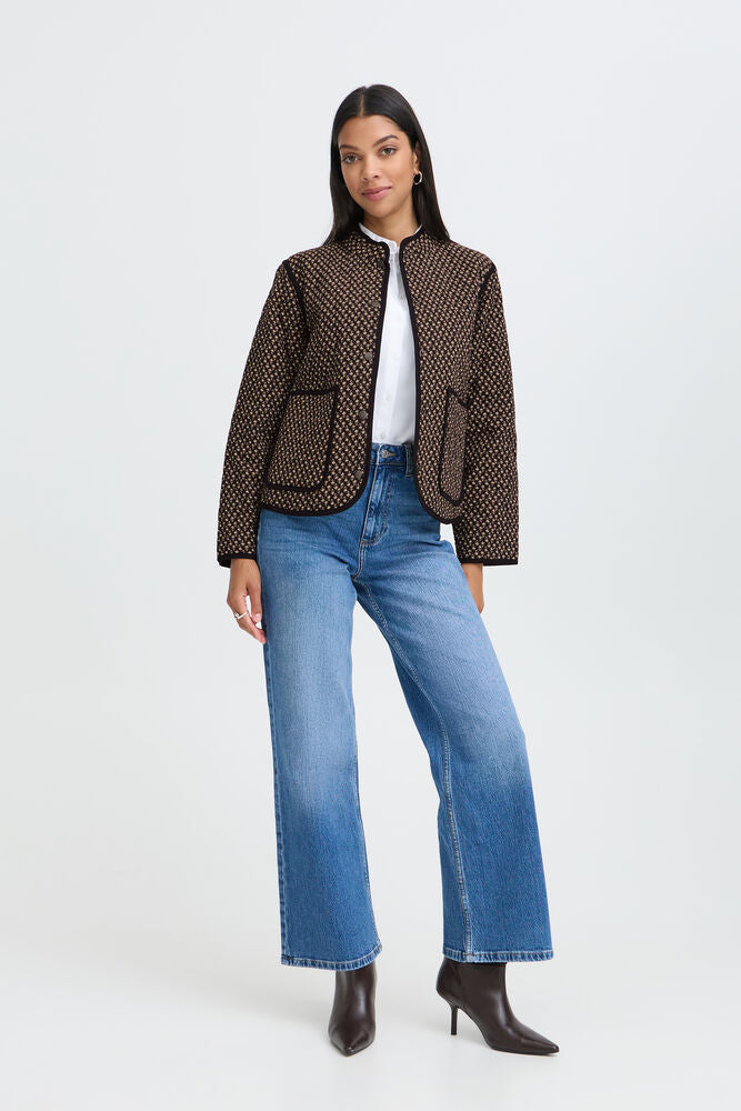 Byoung Danian collarless Quilted Jacket 20819356