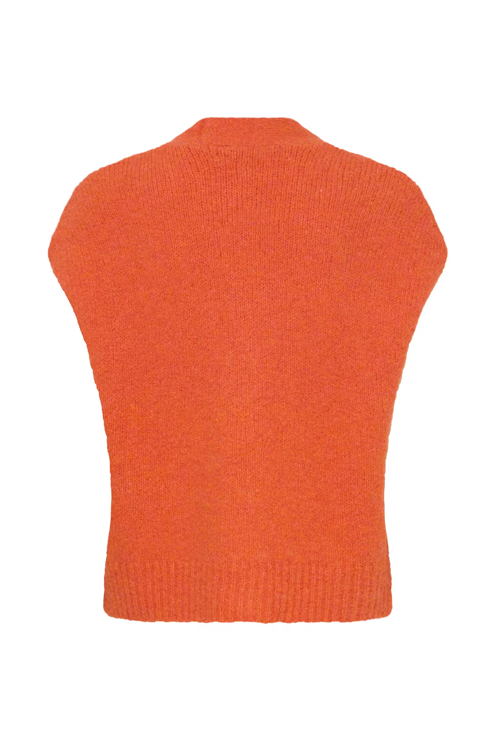 Byoung Wool Blend Sleevless knit in Pumpkin 20819589