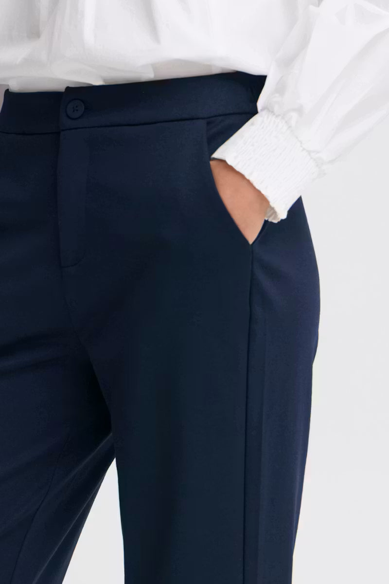 Fransa Soft Jersey straight leg trouser 20618364
