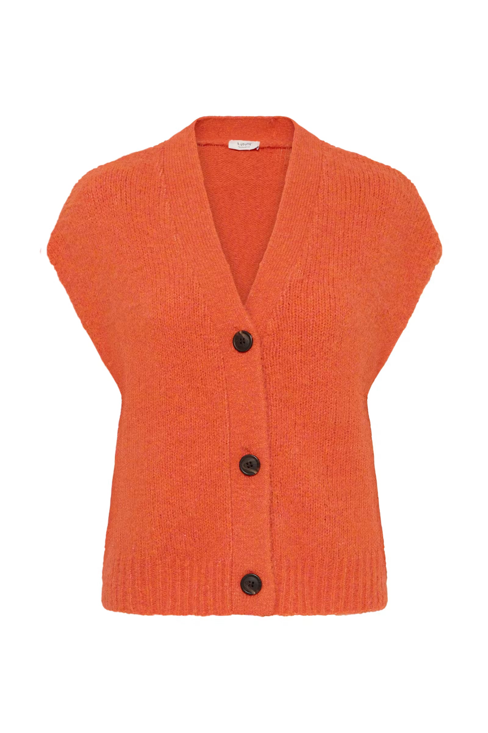 Byoung Wool Blend Sleevless knit in Pumpkin 20819589