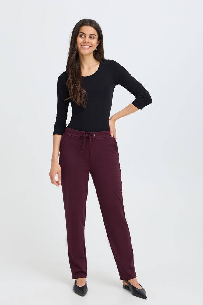 Fransa Soft Jersey trousers in Port Royal 20618092
