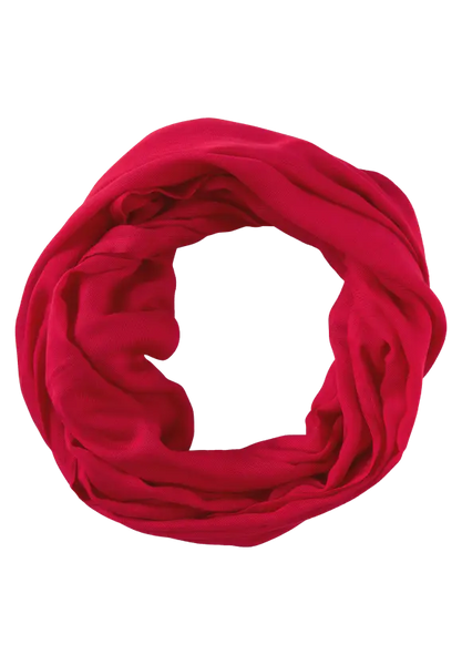 Cecil plain colour loop scarf in red or navy 572180
