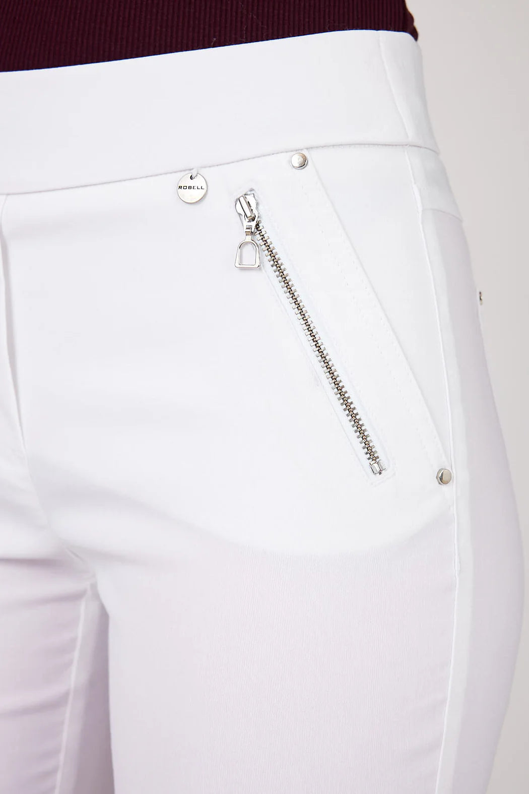Robell 52490 Nena 27" Leg trouser Black Khaki or White