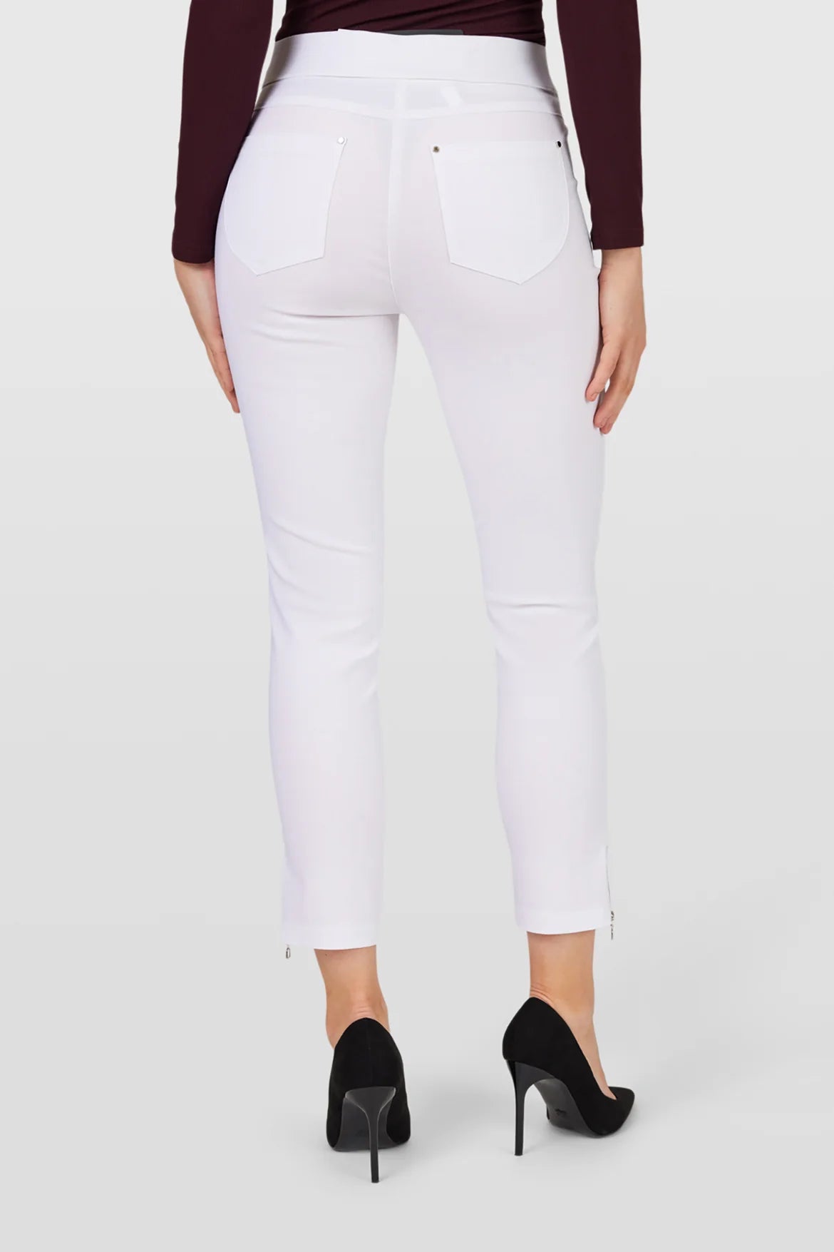 Robell 52490 Nena 27" Leg trouser Black Khaki or White