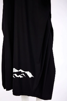 Naya Round Neck Dress With Wave Placement Print Nas26190