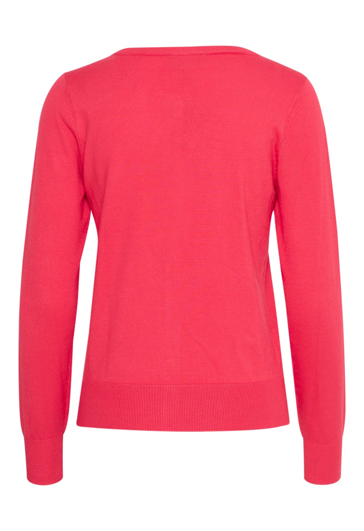 Fransa Basic round neck cardigan 20604187