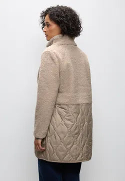 Street One Teddy coat with quilted bottom