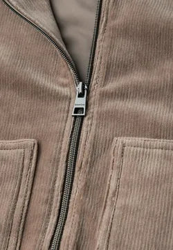 Street one Corduroy Jacket with Zip and Pockets