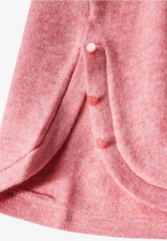 Street One Jumper with slit button Detail in Sugar Coral 303143