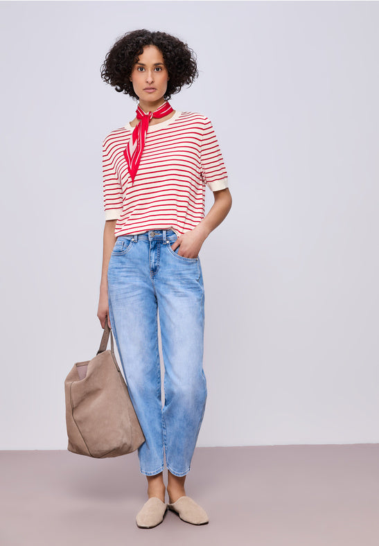 Street One Short sleeve Round neck Knit 303822