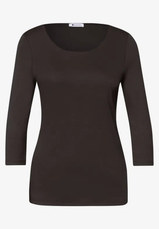 Street One 3/4 sleeve cotton double layer T Shirt 317588 26