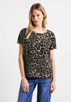 Street One Leopard Print t shirt 323345