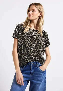 Street One Leopard Print t shirt 323345