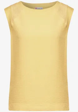 Street One Sleeveless top with Mesh shoulder detail 323559