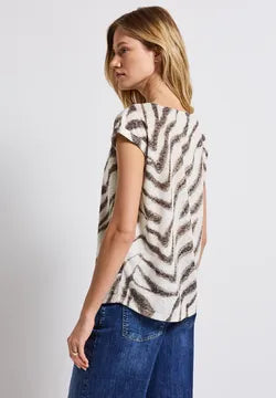 Pattern Burnout T Shirt Street One 323574