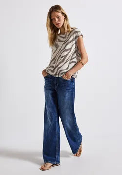 Pattern Burnout T Shirt Street One 323574