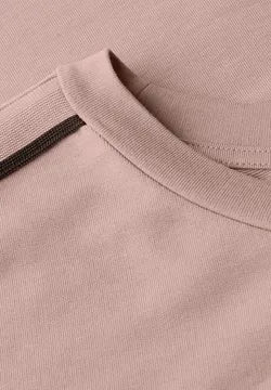 Street One Faded Rose Supersoft Cotton Blend Sweatshirt with contrast piping detail