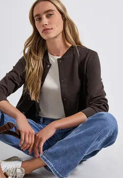 Street One Soft Jacket in Deep Roast Brown 323894