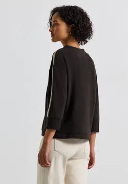 Street One Sweatshirt with Stripe detail 324004
