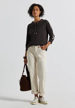 Street One Sweatshirt with Stripe detail 324004