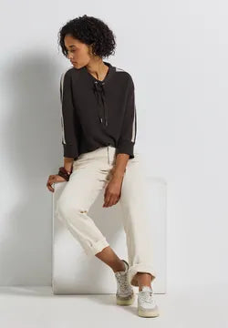 Street One Sweatshirt with Stripe detail 324004
